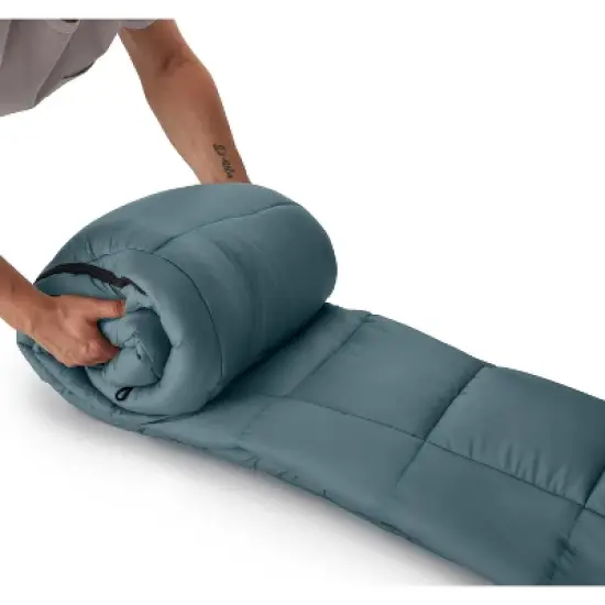 Coleman Tidelands 50 Degree Mummy Sleeping Bag - Gray image {4}
