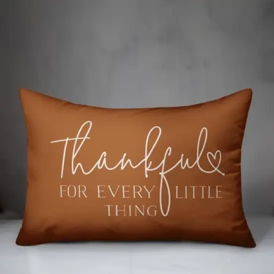 Creative Products Thankful for Every Little Thing 20 x 14 Indoor / Outdoor Pillow image {2}