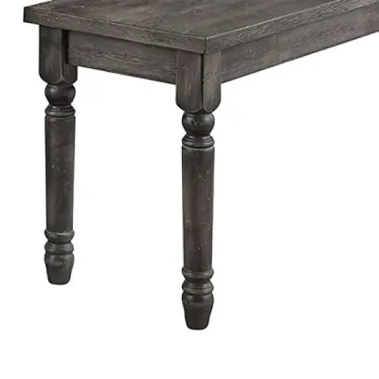 Wallace Bench Weathered Blue Washed - Acme Furniture image {2}