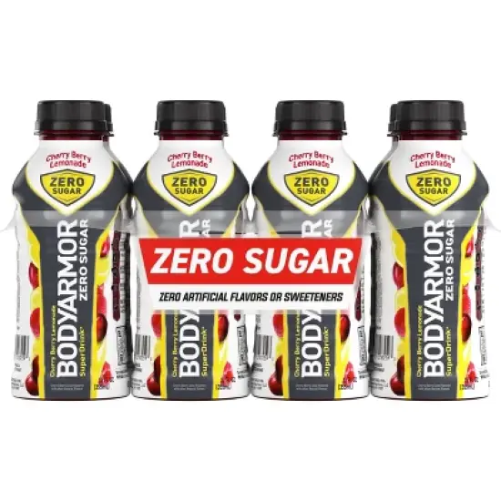BODYARMOR ZERO Cherry Berry Lemonade - 8pk/12 fl oz Bottles image {1}