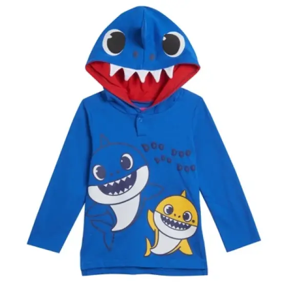Pinkfong Baby Shark Toddler Boys Costume Hoodie & Jogger Pant Set Blue  image {1}