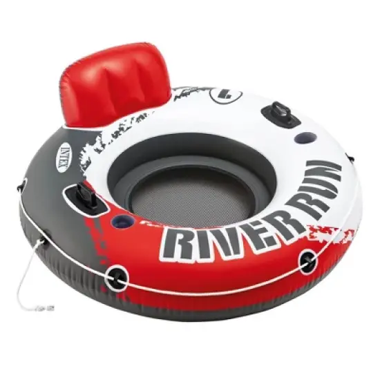 Intex River Run 1 Water Inflatable Tube Raft & Mega Chill Inflatable Cooler image {3}