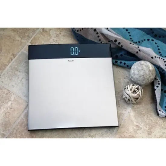 Stainless Steel Personal Scale Silver - Escali: Digital Precision, 440lb Max, LED Display, AAA Battery Included image {3}