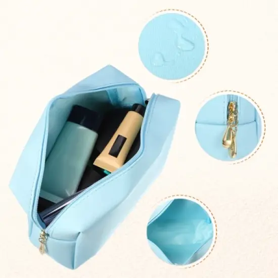 Unique Bargains Waterproof Portable Travel Small Cosmetic Bag 1 Pc image {4}
