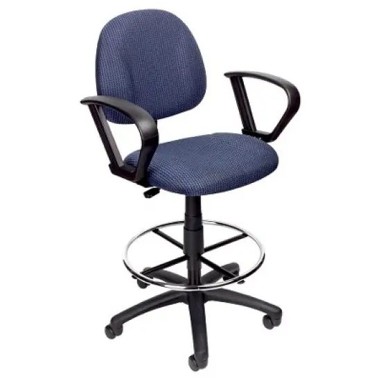 Drafting Stool with Footring and Loop Arms - Boss Office Products image {6}
