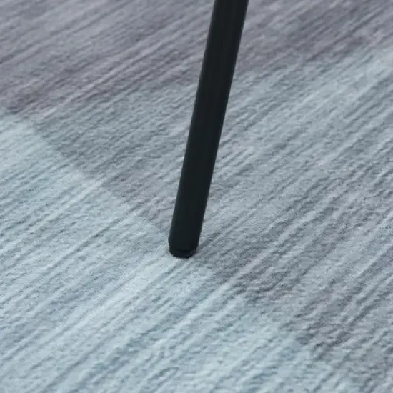 HOMCOM 29.5" Bar Stools Set of 2, Upholstered Extra Tall Barstools, Armless Bar Chairs with Back, Steel Legs, Cream White image {5}