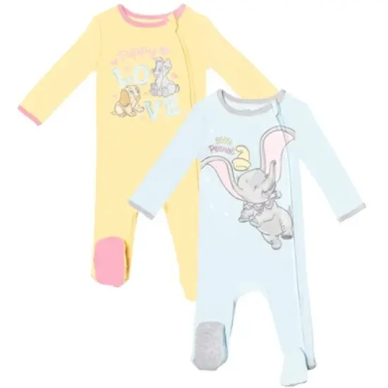 Disney Classics Lady and the Tramp Dumbo 2 Pack Sleep N' Play Coveralls  image {8}