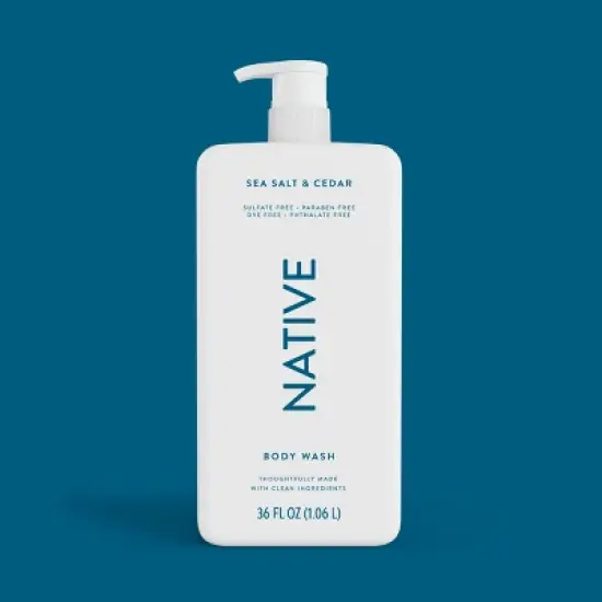 Native Sea Salt & Cedar Body Wash image {8}