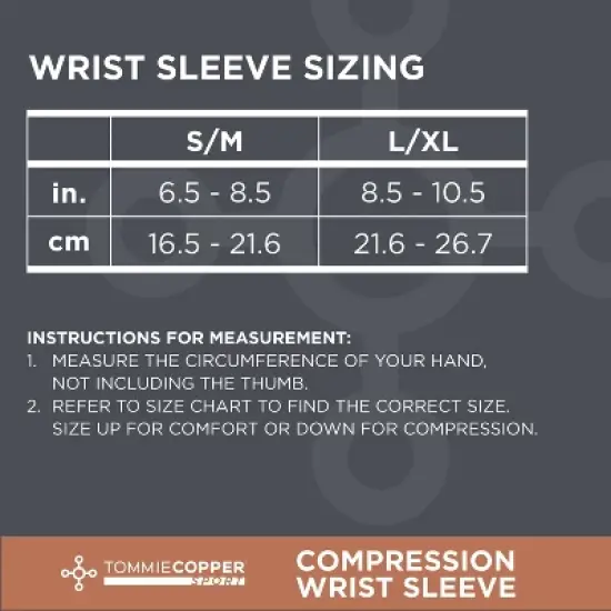 Tommie Copper Sport Compression Wrist Sleeve image {7}