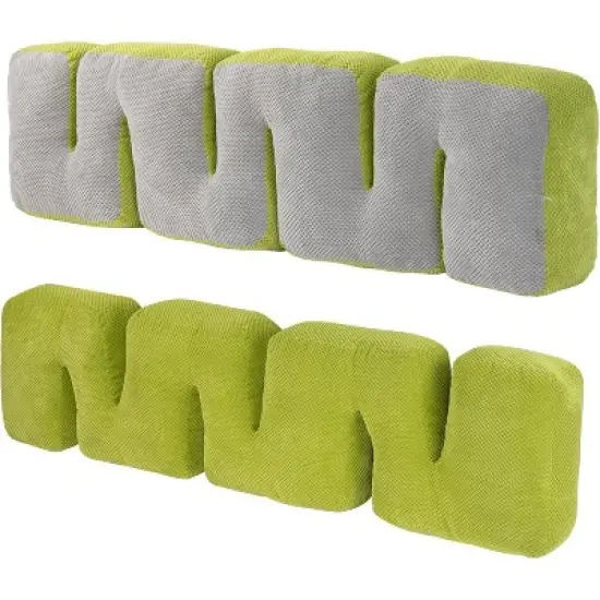 Acoinel Cute Decor 57" to 71" Retractable Double Sided Comfortable & Stylish Headboard Pillow image {5}