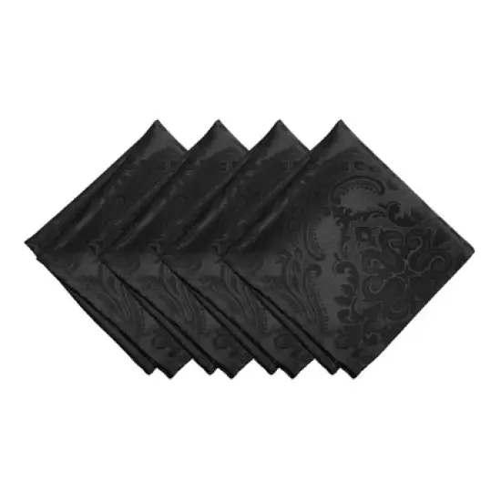 Elrene Caiden Elegance Damask Napkin, Set of 4 - 17" x 17" - Elrene Home Fashions image {3}