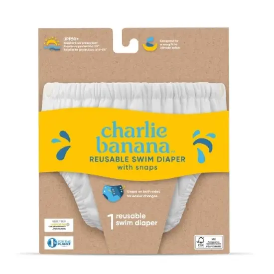 Charlie Banana Reusable Swim Diaper Snaps image {7}