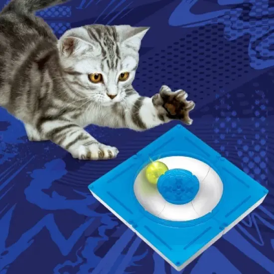 Nerf Cat ABS Turbo Track with Ball Cat Toy Set - 4pc image {1}