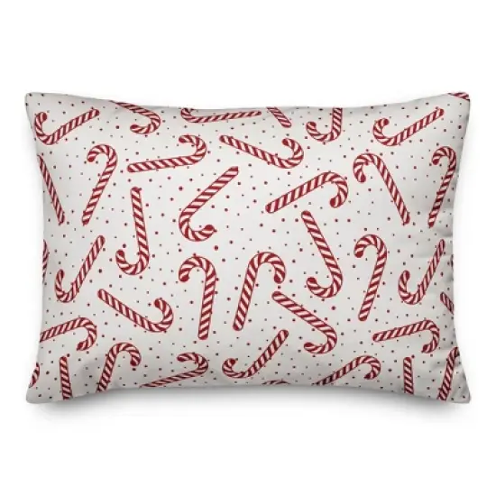 Creative Products Candy Cane Pattern 14x20 Indoor / Outdoor Pillow image {2}