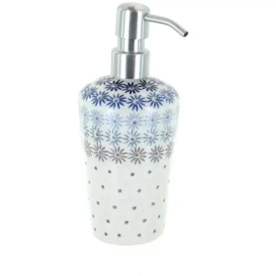 Blue Rose Polish Pottery B009 Manufaktura Soap Dispenser image {10}