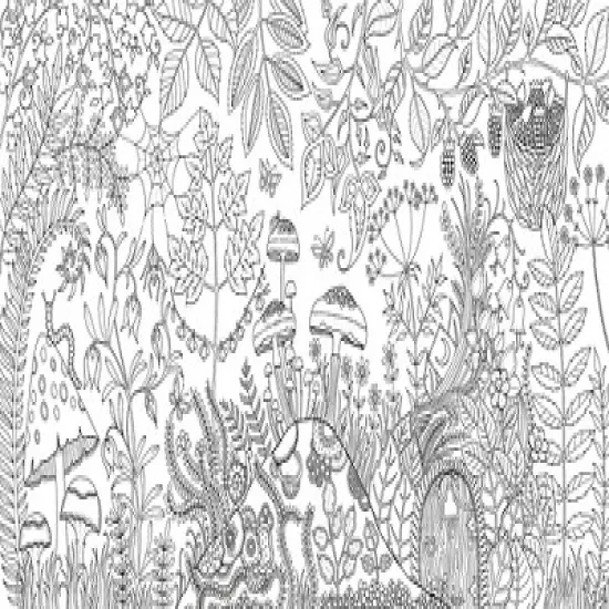 Enchanted Forest: An Inky Quest And Coloring Book - By Johanna Basford ( Paperback ) image {4}
