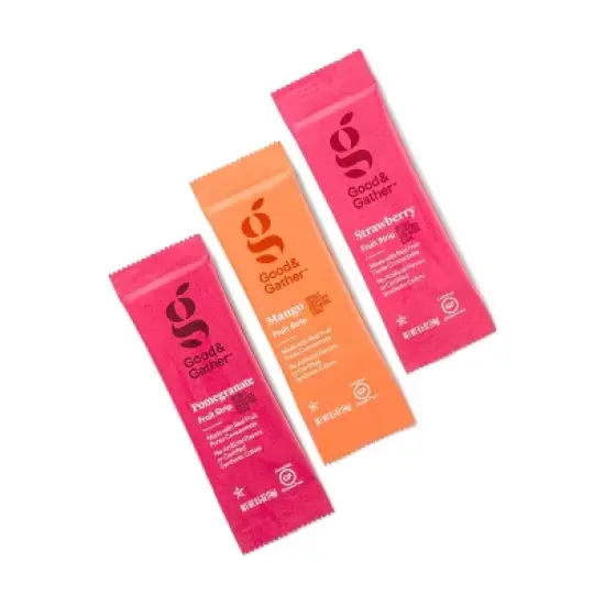 Pomegranate, Mango and Strawberry Fruit Strips Variety Pack - 24oz/48ct - Good & Gather&trade; image {2}