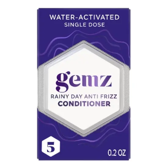 gemz Anti-Frizz Conditioner, Rainy Day, Color Safe - 5ct/0.2oz image {10}