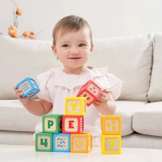 Hape My First Wooden Blocks Stacking Toy image {4}