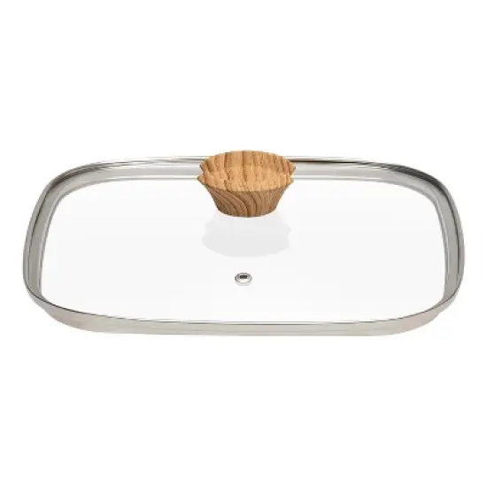 IRIS USA Non Stick Cast Aluminum Frying Pan Skillet with Soft Touch Handle image {6}