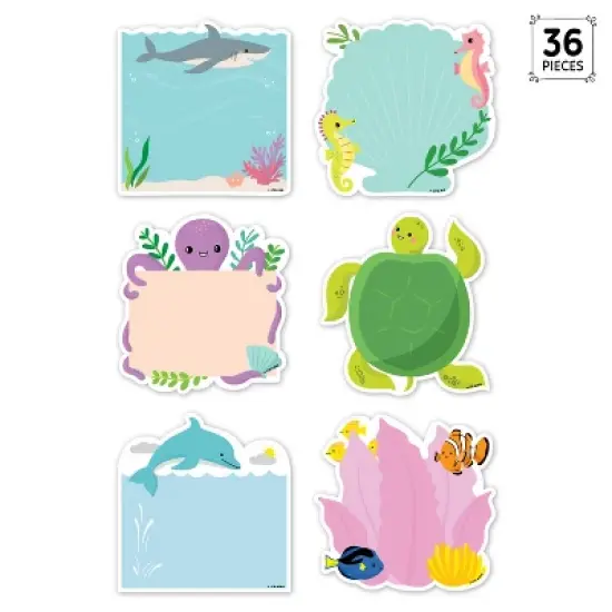 Creative Teaching Press&reg; Sea Friends 6" Designer Cut-Outs, Pack of 36 image {1}
