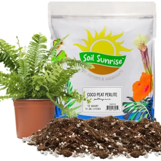 Soil Sunrise Coco Peat Perlite Potting Mix Loose Coconut Coir and Perlite image {8}