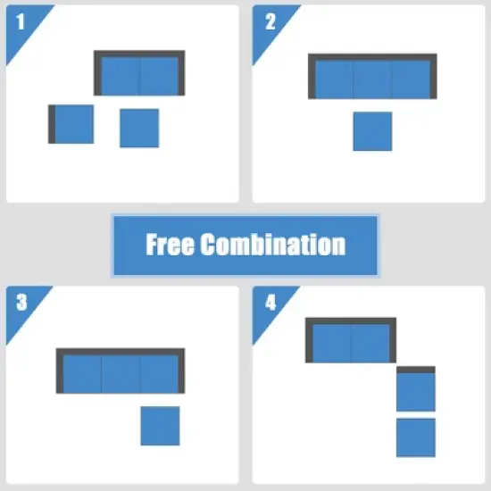 Tangkula 4PCS Rattan Patio Sofa Conversation Set Outdoor Furniture Set w/ Cushion image {6}