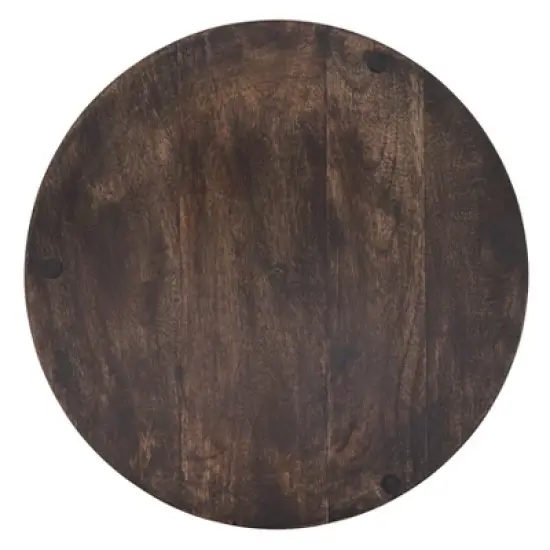 Saro Lifestyle Wooden Charger, 13" &Oslash; Round, Brown (Set of 4) image {1}