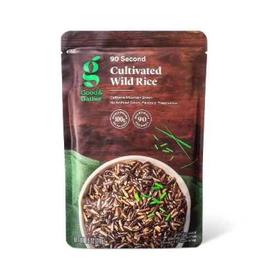 90 Second Cultivated Wild Rice Microwavable Pouch - 8.5oz - Good & Gather&trade; image {3}