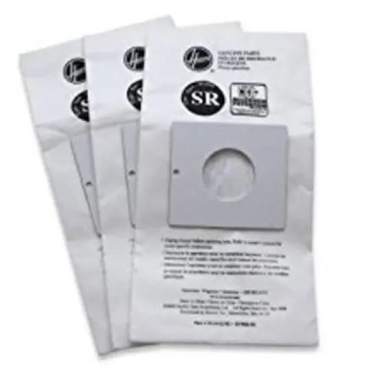 Hoover 401011SR Style SR Canister Vacuum Allergen Filtration Bags for S3590 Duros Canisters 9Pk image {3}