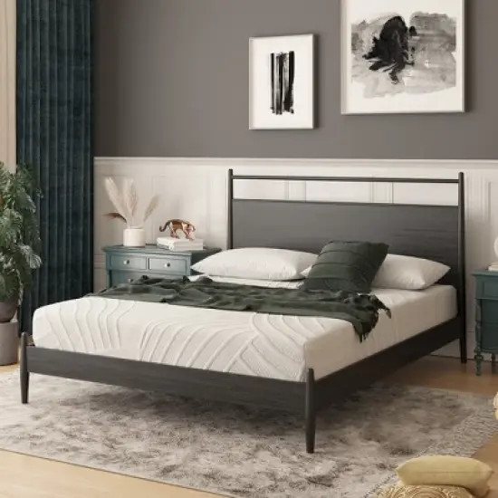 Costway 8''  Gel Infused Memory Foam Mattress Jacquard Firm Hybrid Pressure Relief Queen\Full image {11}