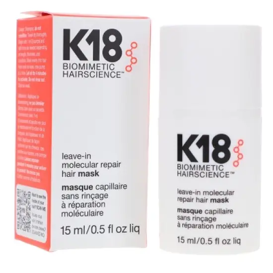 K18 Leave-In Molecular Repair Hair Mask 0.5 oz image {6}