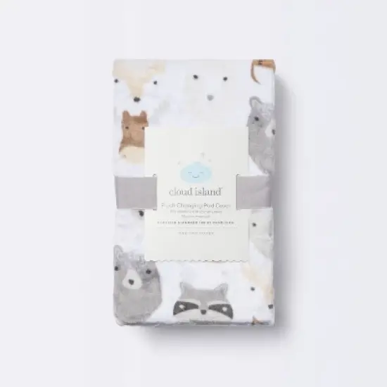 Plush Changing Pad Cover Woodland Animals - Cloud Island&trade; image {2}