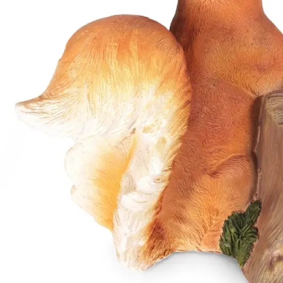 Christopher Knight Home 19" Wide Mohar Concrete Outdoor Novelty Squirrel Planter Brown image {7}