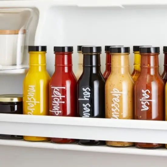 Talented Kitchen 158 Pack Script Supplementary Pantry, Fridge & Freezer Name Label Stickers for Food Storage Container, Jar & Canisters image {2}