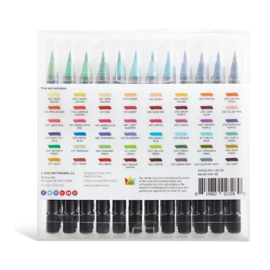 KINGART PRO Watercolor Brush Pens 48 Colors image {7}