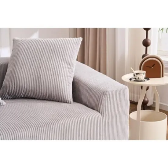 NicBex Couches for Living Room Modern Sectional Couch Full Sponge Compression 3-seater Sofa Couch Combining Chaise Longue image {3}