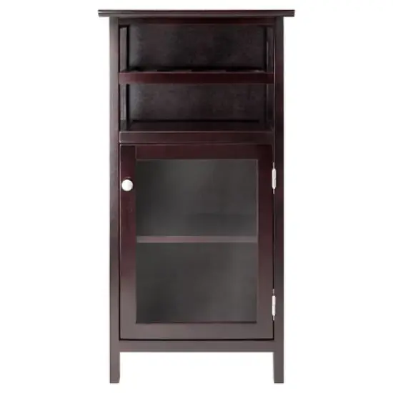 Alta Wine Cabinet Wood/Espresso - Winsome image {1}