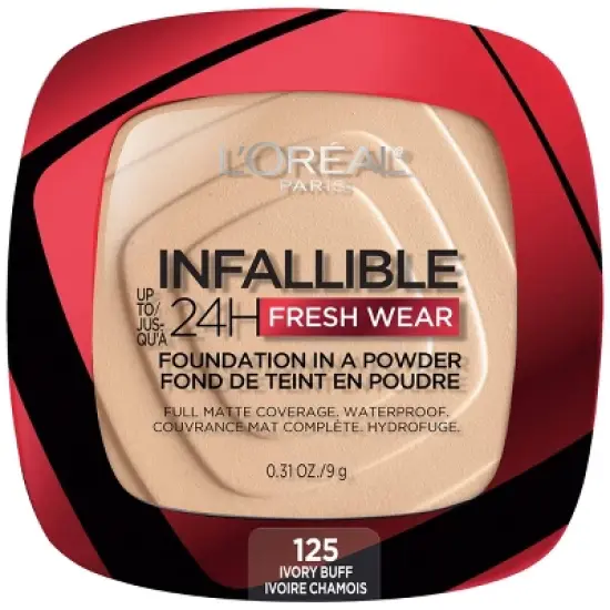 L'Oreal Paris Infallible Up to 24H Fresh Wear Foundation in a Powder - 0.31oz image {13}