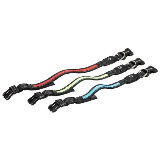 Life+Gear Rechargeable Glow Dog Collar - L image {2}