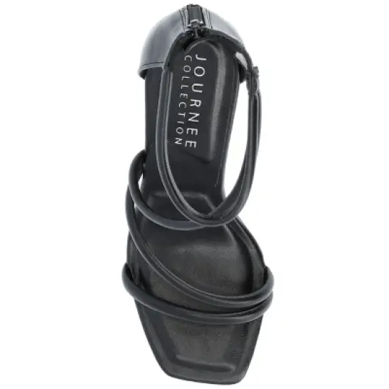 Journee Collection Womens Marza Tru Comfort Foam Mid Heel Open Toe Pumps image {3}