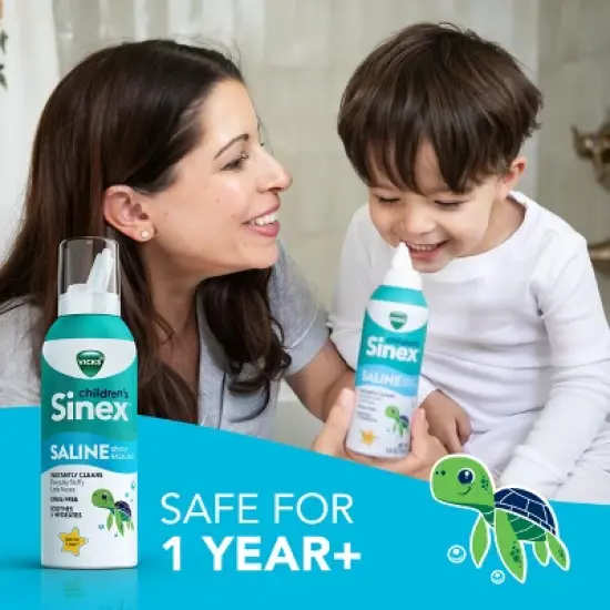 Vicks Sinex Children's Saline Nasal Spray Ultra Fine Mist - 5oz image {3}