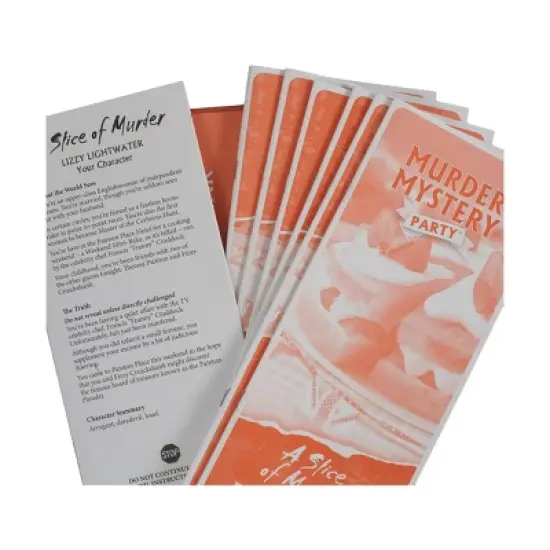 Murder Mystery Party Game - A Slice of Murder image {5}