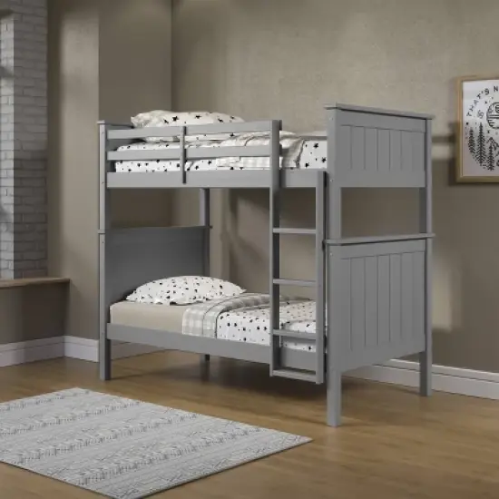 Twin over Twin Deirdra Bunk Bed - Linon image {1}