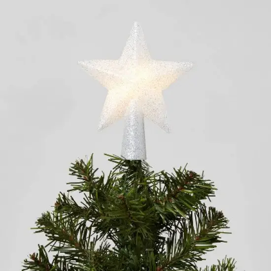 Mini Star Christmas Treetop LED Lights with Battery Pack 26in Lead in Wire - Wondershop&trade; image {4}