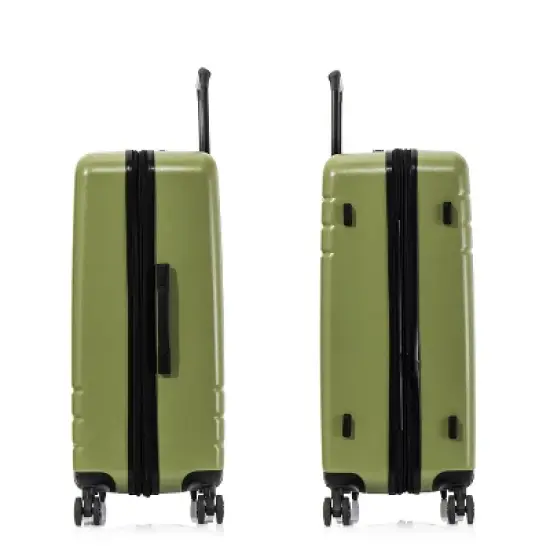 DUKAP Zahav Lightweight Hardside Spinner 3pc Luggage Set - Green image {4}