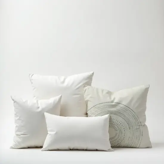 Creative Products White Circle Dot Pattern 18x18 Indoor / Outdoor Pillow image {7}
