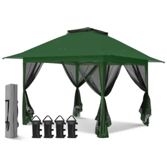 EAGLE PEAK Pop Up Gazebo with Mesh Netting image {13}