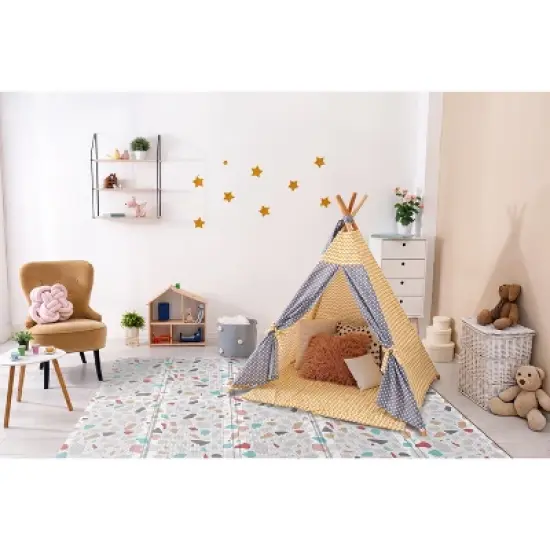 Deco Terrazzo Portable Folding Play Mat image {3}