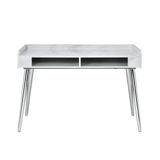 Ravyn Desk White Marble - Picket House Furnishings image {1}